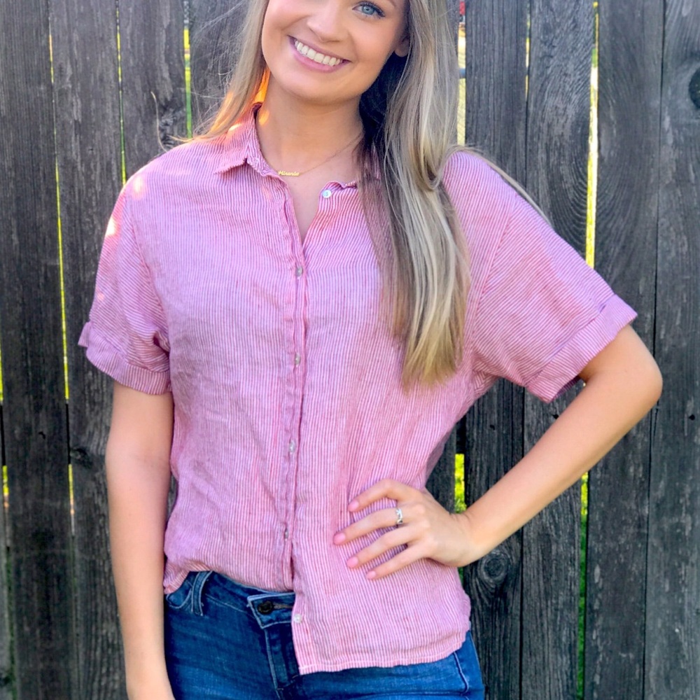 Short sleeve button down